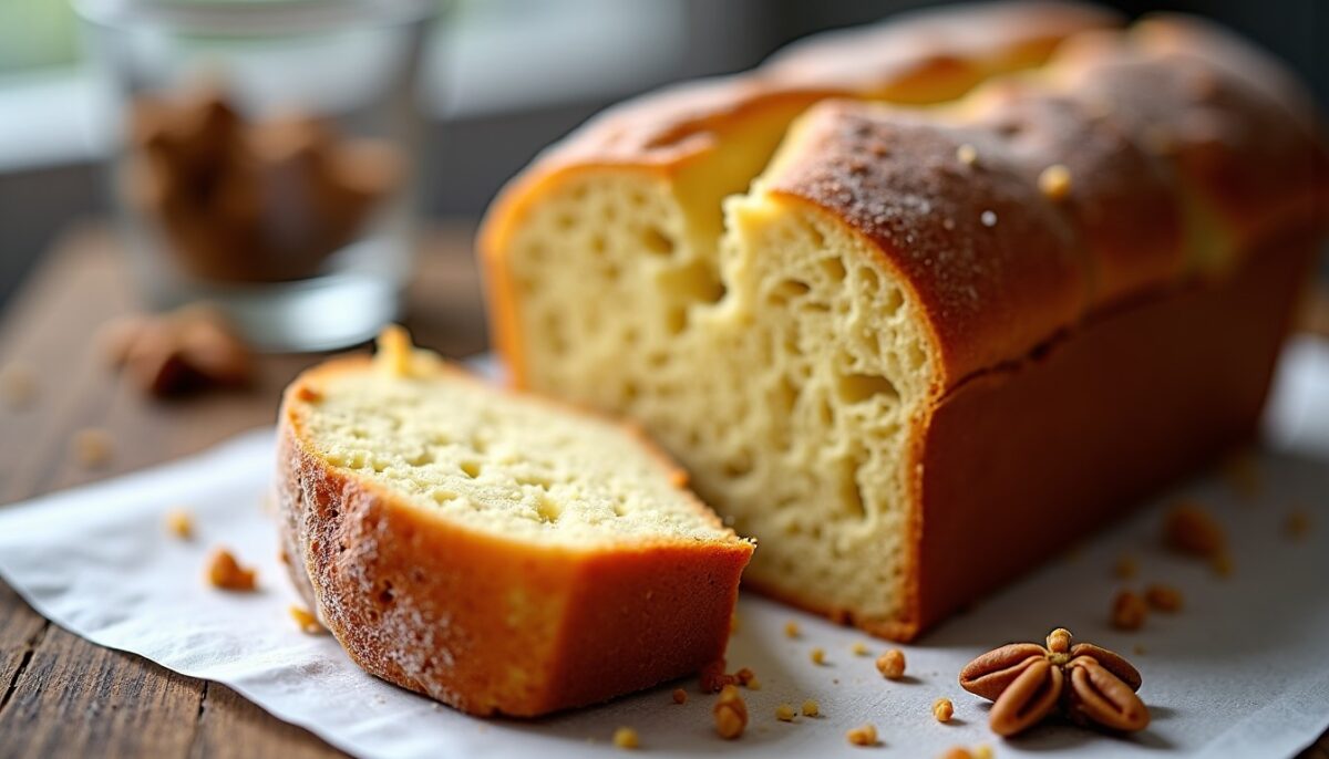 Délice moelleux : brioche roulée aux éclats de noisette