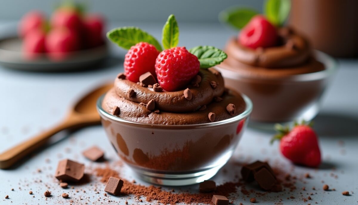 Délicieuse mousse au chocolat 100% vegan : le dessert gourmand et sain Délicieuse mousse au chocolat 100% vegan : le dessert gourmand et sain