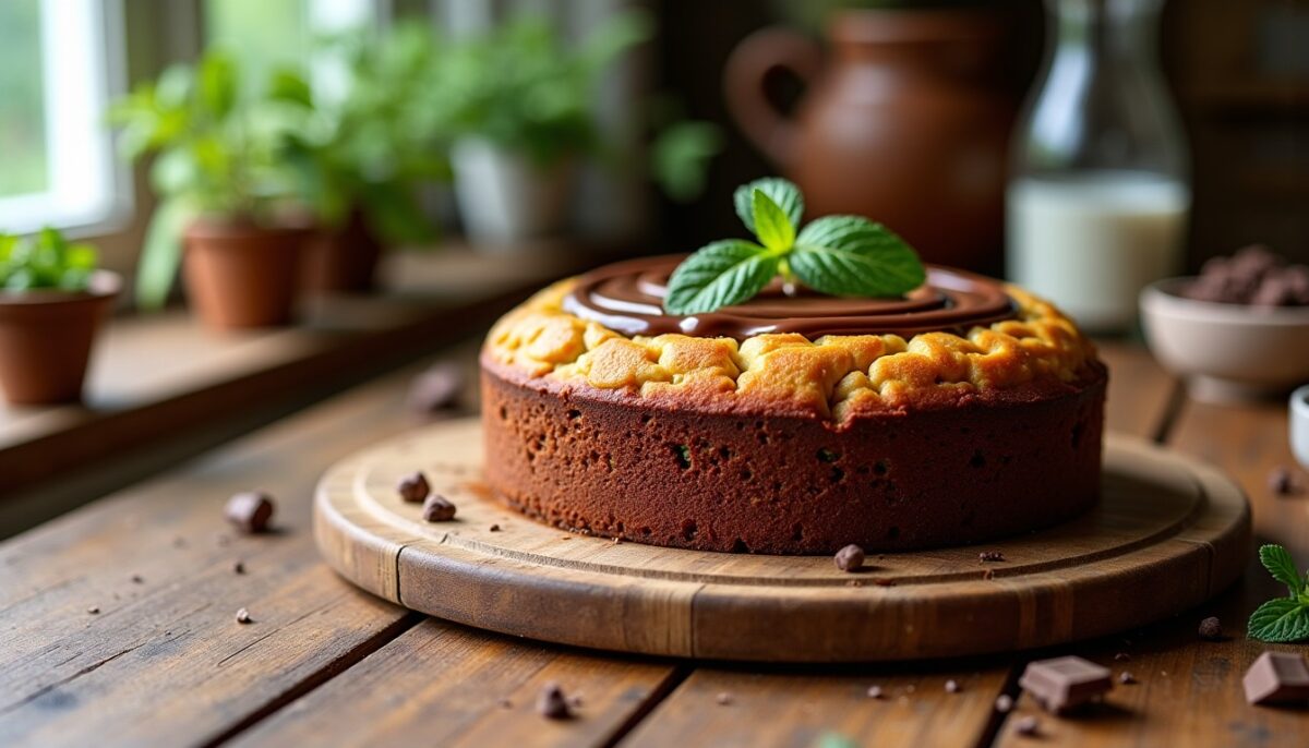 Délice au yaourt et chocolat : un gâteau gourmand sans sucre ni beurre