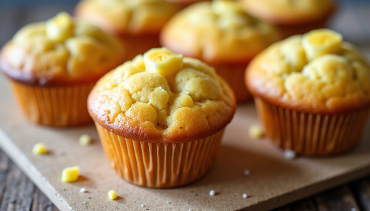 Délice acidulé : Muffins moelleux à la groseille et au citron