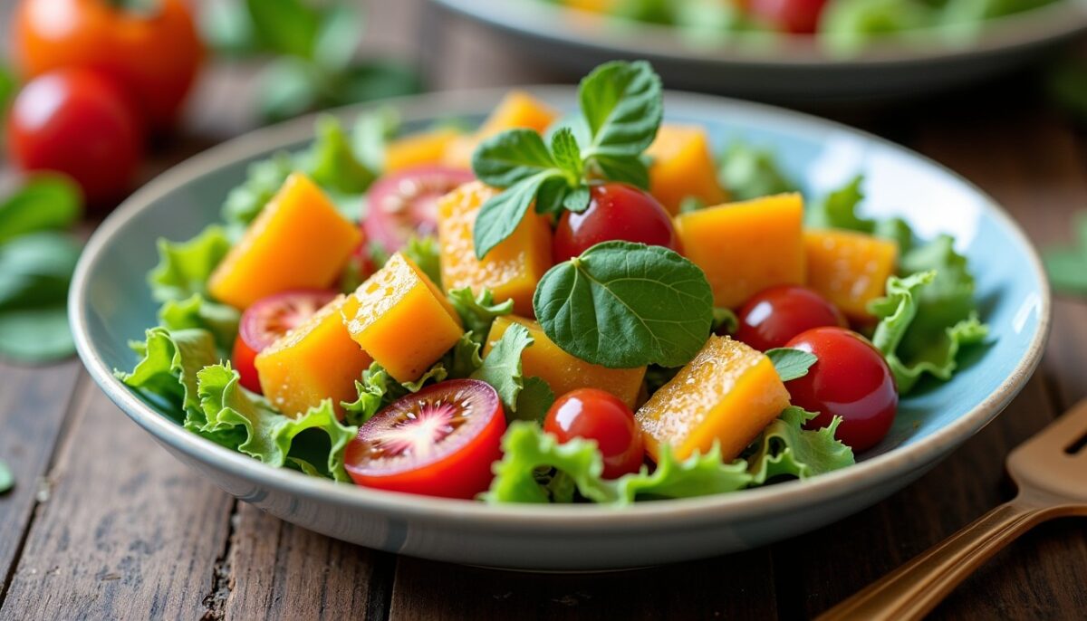Salade éclatante de vitamines au chou-fleur croquant
