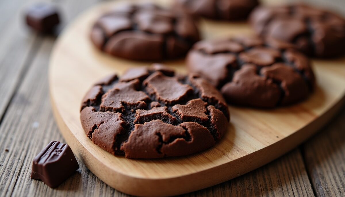 Délicieux cookies chocolat noisette, gourmands et sans beurre