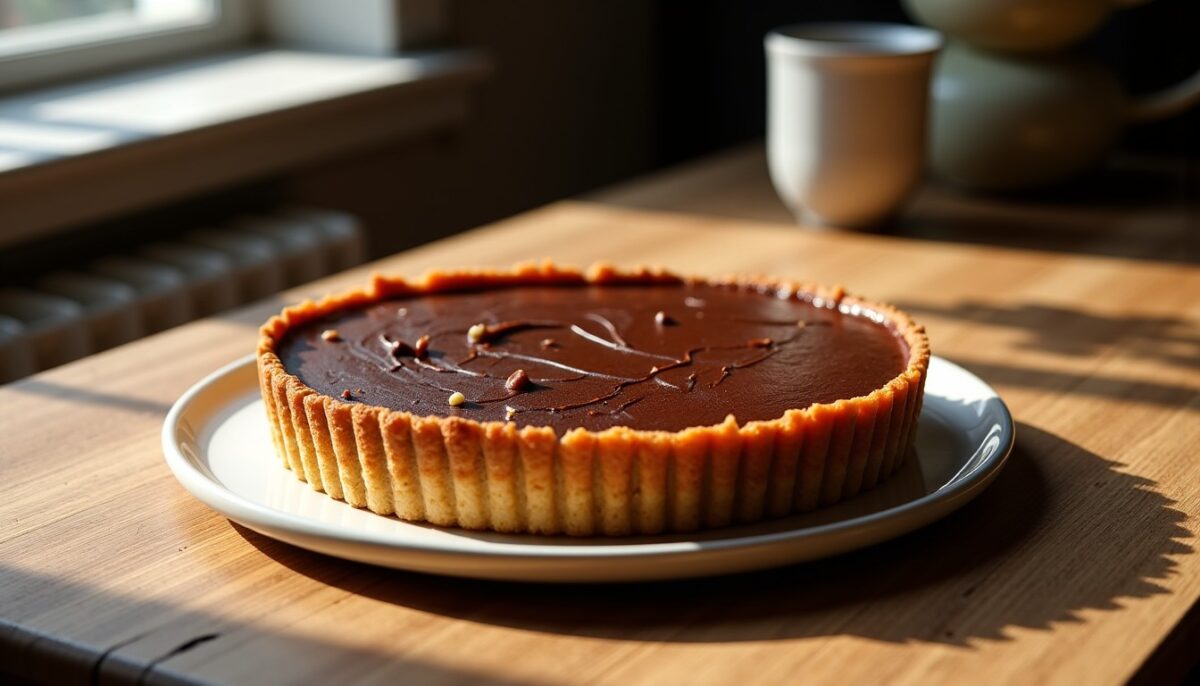 Cheesecake revisité : la tarte fondante au gianduja Cheesecake revisité : la tarte fondante au gianduja