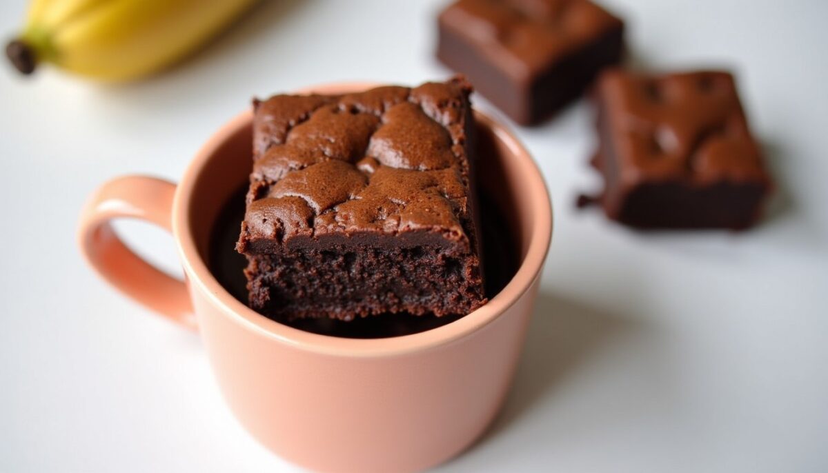 Mug Brownie Chocolat-Banane: Délice Gourmand Sans Gluten à Préparer en Quelques Minutes Mug Brownie Chocolat-Banane: Délice Gourmand Sans Gluten à Préparer en Quelques Minutes