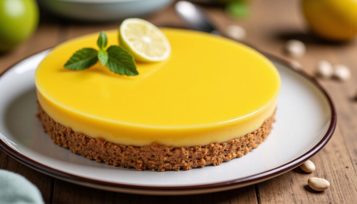 Délice tropical : Tarte acidulée au citron et noix de coco Délice tropical : Tarte acidulée au citron et noix de coco