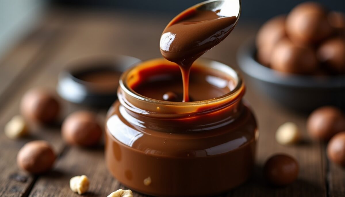 Découvrez l'onctuosité irrésistible de la pâte à tartiner gianduja